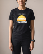 Sore Today Black Dhamkee gym t shirt half