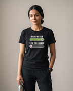 Low Tolerance Black Dhamkee gym t shirt