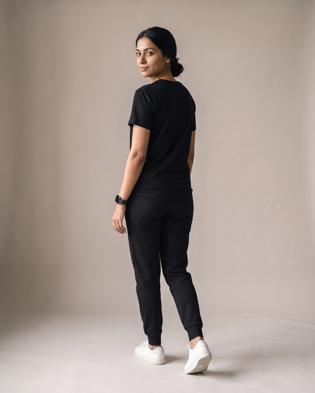 Do Not Disturb Black Dhamkee gym t shirt back