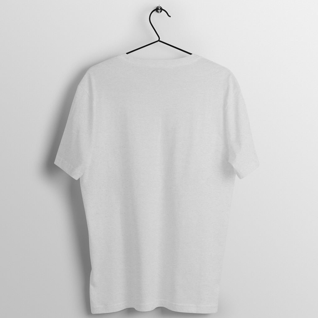 One More Rep Melange Grey gym t shirt back