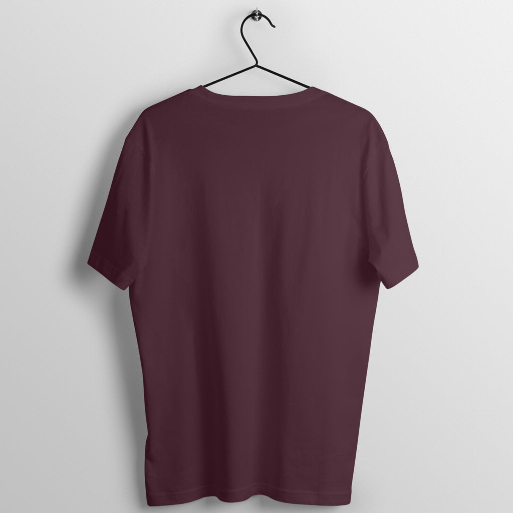 Anywhere Run Club Burgundy gym t shirt back