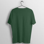 Two Dumbbells And A Dream Olive Green gym t shirt back