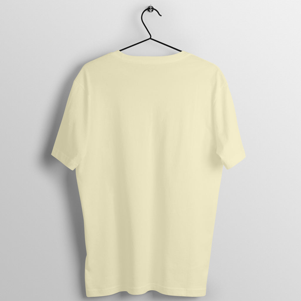Morning Walk Committee Almond gym t shirt back