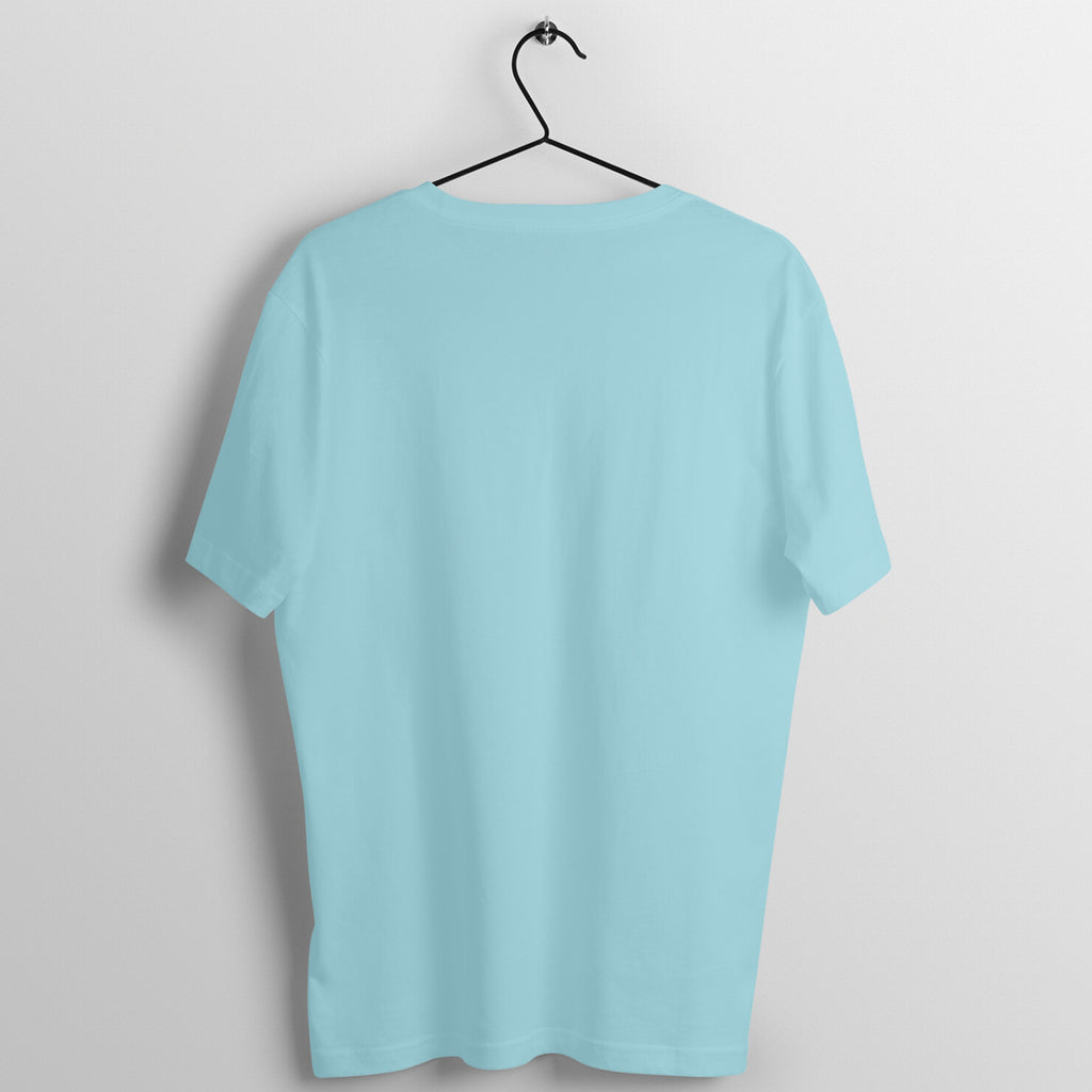 Step Goal Personality Surf Blue gym t shirt back