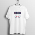 Since Day One box fit gym t shirt for women in White, front view