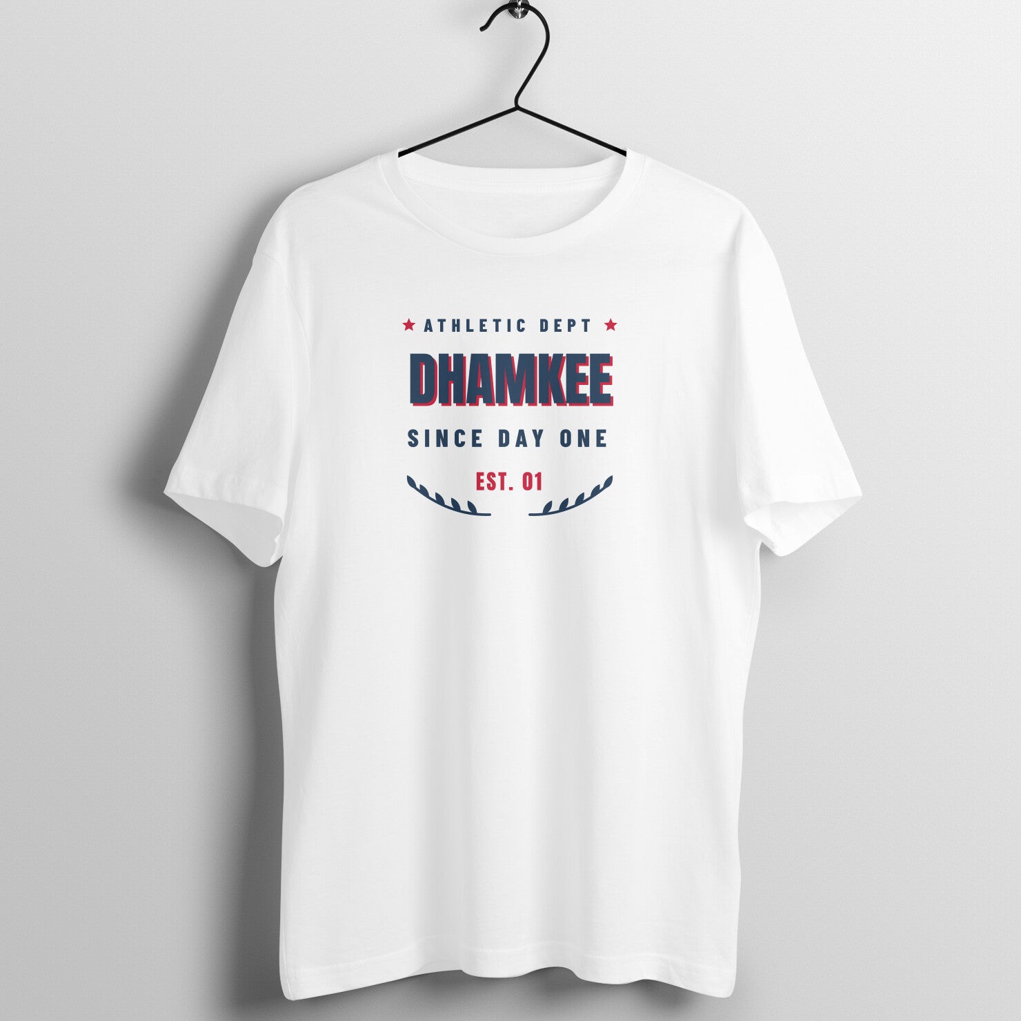 Since Day One box fit gym t shirt for women in White, front view