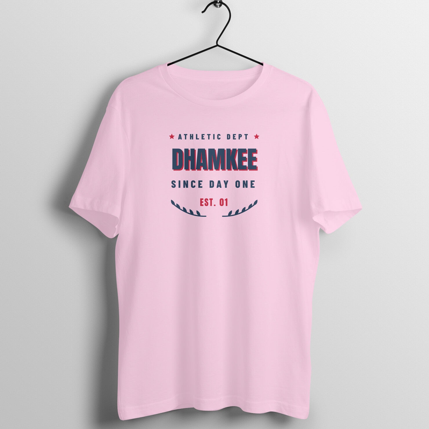 Since Day One box fit gym t shirt for women in Light Pink, front view