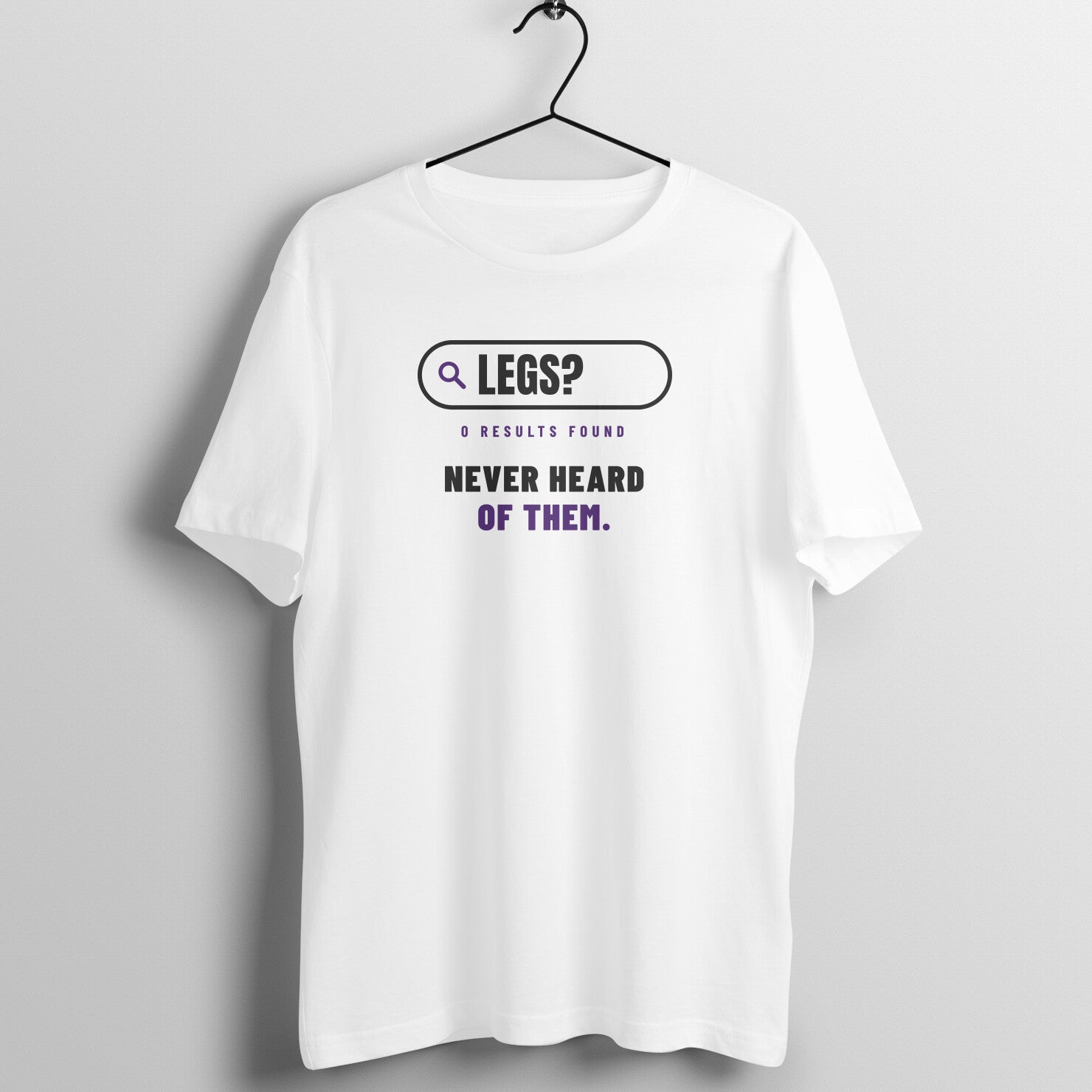 Missing Legs box fit gym t shirt for women in White, front view