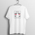 Drama Discounted box fit gym t shirt for women in White, front view