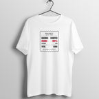 Drama Discounted box fit gym t shirt for women in White, front view