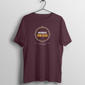 Anywhere Run Club Burgundy gym t shirt front