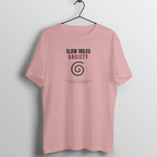 Slow Miles Society Pastel Dusty gym t shirt front