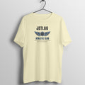 Jetlag Athletic Club Almond gym t shirt front
