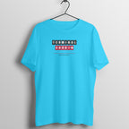 Terminal Cardio Sky Blue gym t shirt front