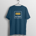 Last Place Still Placed Navy Blue gym t shirt front