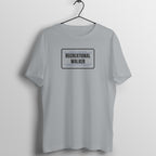 Recreational Walker Silver Frost gym t shirt front