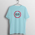 Step Goal Personality Surf Blue gym t shirt front