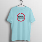 Step Goal Personality Surf Blue gym t shirt front